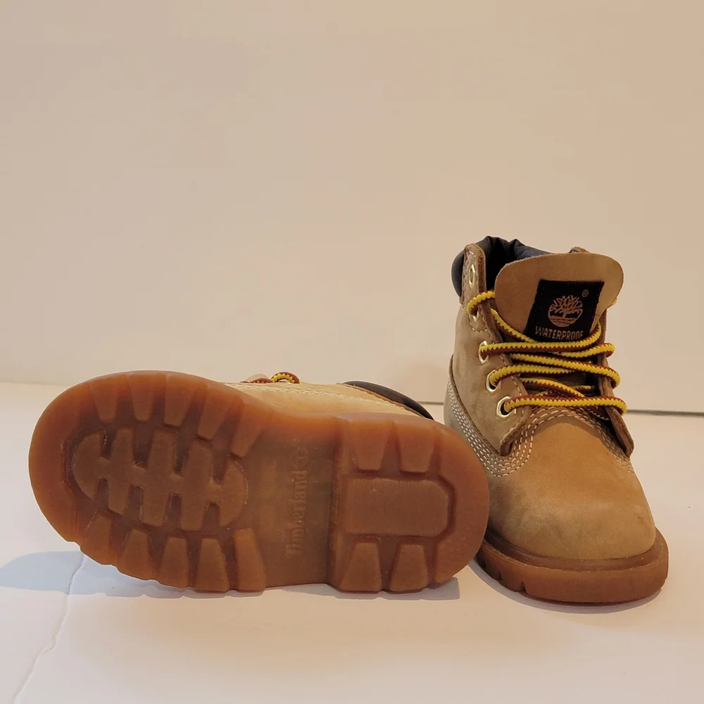 Timberland Premium 6in boots for Toddler Size 5 infant waterproof hike w…
